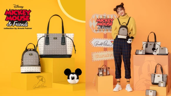 米奇控快來！Arnold Palmer首度推出台灣限定「B.G.W黑白米奇系列」每種包款都好想收！