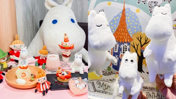 草莓控預備備！嚕嚕米主題餐廳推4款草莓限定甜點飲品，這樣做還有全單9折優惠