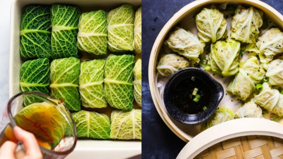 高纖維蛋白質低熱量的低脂白菜蒸餃食譜來了！美味好吃學起來！