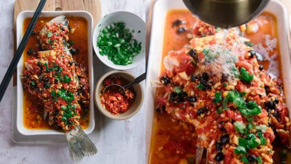 高顏值年菜—低脂剁椒蒸魚片食譜來了！不腥不膩、100分的嫩滑可口一定要試試！