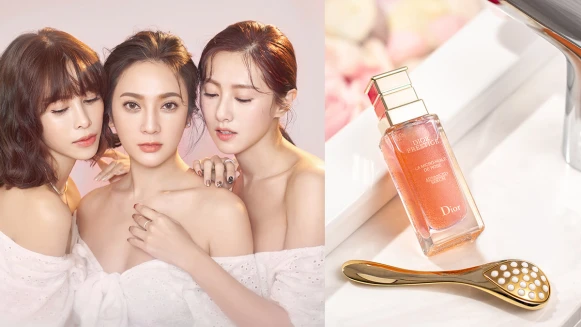 幸福杜拜人妻吳思顏飛過半個地球都要帶著它！DIOR精萃再生玫瑰微導精露，肌膚水嫩如花瓣～美到身邊姐妹也入坑