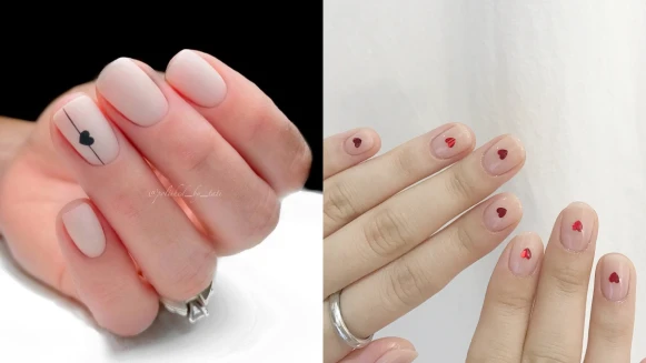 最甜蜜的愛心美甲!心型圖案點綴指甲滿滿愛意,15款指彩範本清單一次看