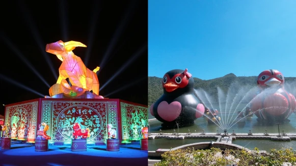 2021花蓮太平洋燈會辦雙展區！14米金牛坐鎮太平洋公園，完整位置、燈光秀時間一覽，更別錯過紅面鴨水舞秀