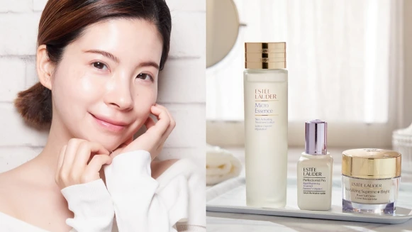 有了「它」瑕疵、斑點再也不怕!雅詩蘭黛第一支「淨膚精華」,用掃地機器人概念幫你天天淡化瑕疵!再推快速又有感的三步驟打造光圈美肌~