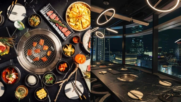 雞尾酒尬韓式燒肉！虎三同插旗信義A13坐擁101百萬夜景，吃和牛配亞洲50大酒吧調酒