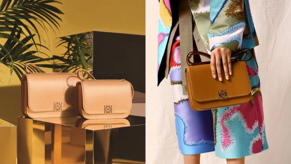 2021巴黎時裝週｜配件製造機再發威！Loewe 2021秋冬新包Goya搶先曝光，溫柔奶茶色、清新天空藍…每一款都想購入