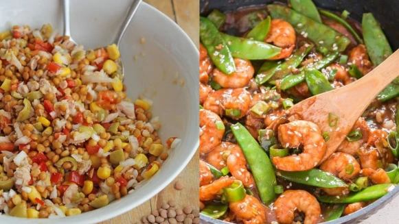 清爽可口的低脂”三色豆炒蝦仁”食譜來了!4步驟就能快手完成,趕緊學起來!