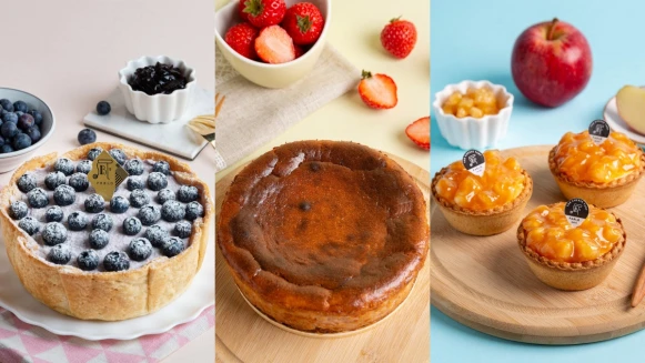 要買要快！PABLO草莓巴斯克起司蛋糕每日限量推出，還有限定版藍莓起司塔、焦糖蘋果迷你塔同步登場