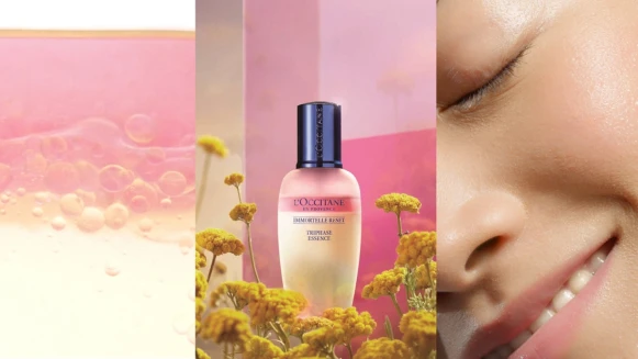 自帶仙女光就是靠它~滿載粉紅水泡泡的歐舒丹星光水!穩定換季膚況,養出健康水潤好膚質!