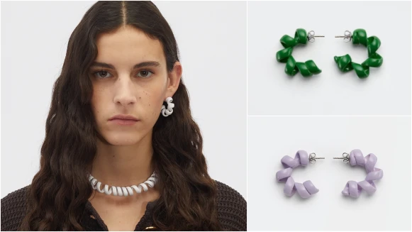 BV爆紅商品再加一！Bottega Veneta「電話線飾品」不只外型可愛，純銀加上珐瑯等製作細節也不馬虎（附售價