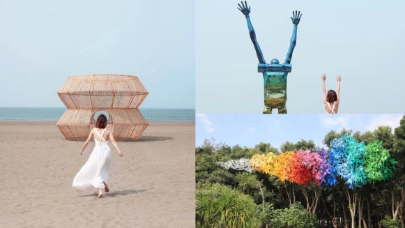 2021漁光島藝術節絕美回歸！12件藝術作品以「療癒」為題，浮標、放大版枕頭療癒登場，成最佳身心靈棲息地