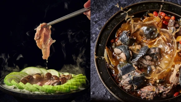 《萬客什鍋》來台北開店了！台中必吃人氣石頭火鍋，「燒酒雞鍋」、「剝皮辣椒烏骨雞鍋」、「絲瓜蛤蠣鍋」老饕招牌