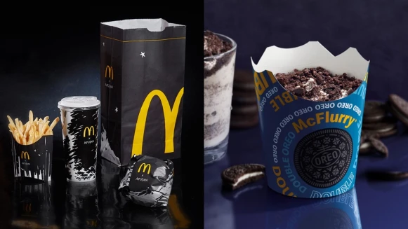 麥當勞黑堡系列回歸啦！攜手APUJAN打造快閃《All in Black極黑主題店》，加碼推出「雙倍OREO冰炫風」