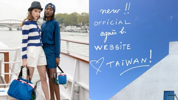 agnès.b開設線上購物網站！店上熱賣明星商品經典手寫Logo T、帆布包、耳環…都能上網直接下單