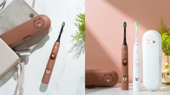 必蒐療癒系家電!飛利浦 LINE FRIENDS 限量款音波牙刷4/1登台!超可愛的熊大與兔兔設計,準備好跟著M編一起包起來!