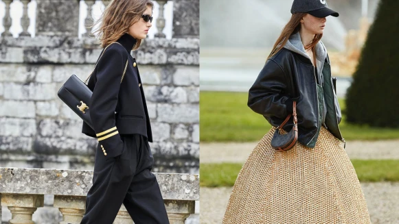 2021秋冬巴黎時裝週｜CELINE Triomphe包換上金屬鍊揹帶、Ava包變得更迷你