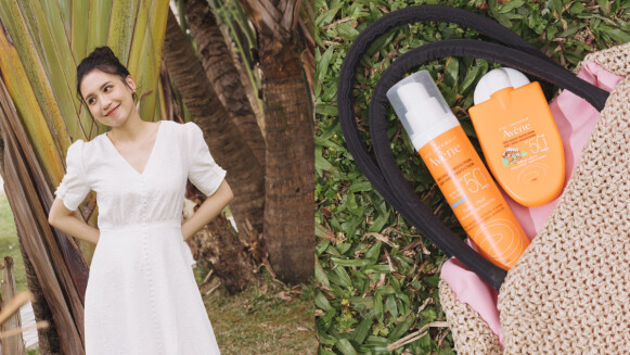 人氣部落客Ellie全家無畏夏天紫外線~皮膚科醫師專業推薦「雅漾全效極護防曬系列」,質地輕透薄讓人擺脫防曬厚重油膩感!