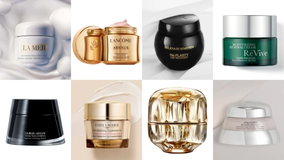 PTT、Dcard網友推薦乳霜8款：海洋拉娜、蘭蔻玫瑰霜、HR黑繃帶、雅詩蘭黛無敵霜、GA黑曜岩、Revive活膚霜、資生堂百優、肌膚之鑰精質…人生第一罐就該從這些經典裡挑