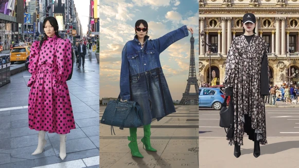 2021秋冬巴黎時裝週｜模特兒化身觀光客走訪巴黎鐵塔、埃及金字塔、羅馬競技場…Balenciaga大秀完成環遊世界的美夢