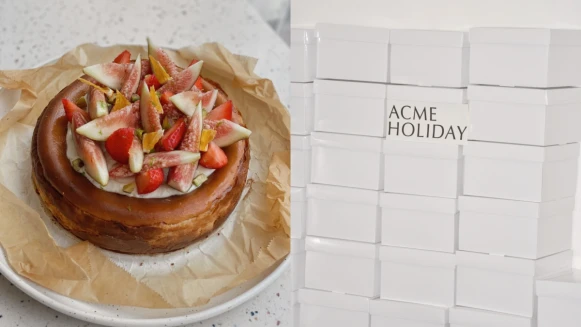 季節限定！ACME推全新「無花果覆盆子巴斯克蛋糕」，酸甜果香與濃郁乳酪交織，是媽媽也會愛的療癒系蛋糕