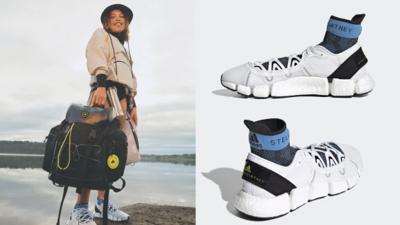 adidas by Stella McCartney海洋友善系列推薦單品：一鞋兩穿的運動涼鞋、比基尼、防風夾克...夏日穿搭必備！