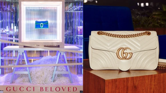 Gucci Beloved摯愛系列將酒神包、GG Marmont、Horsebit 1955...四大包款重新詮釋，馬銜鍊包換上溫柔奶茶色