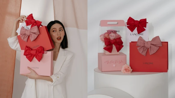 最寵粉的蘭蔻,最懂女人心!5月限定「幸福蝴蝶結包裝服務」美炸!好拍到停不下來~用法式蝴蝶結浪漫告白,甜蜜奢寵感一秒被收服
