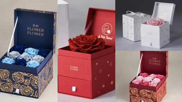 母親節花束推薦！Flower Flower花的打造絕美的限量珠寶盒玫瑰花禮，絕對讓媽媽心花朵朵開