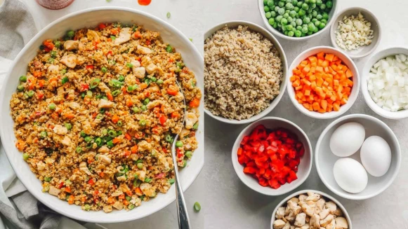 蛋白質大爆炸餐：黑胡椒蘆筍炒牛肉/豆腐黃金炒飯/鹹蛋蝦仁豆腐煲 食譜來了！