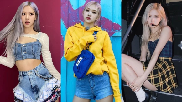 Blackpink Rosé 春夏穿搭單品解密運用！六秘訣打造時髦藍色方程式！