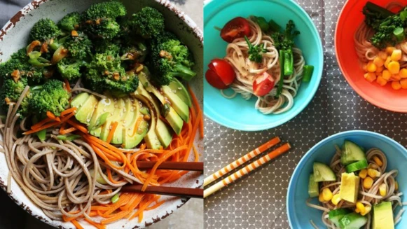 3道低GI蕎麥麵料理:榨醬麵/涼拌蝦仁冷麵/泡菜黃瓜雞絲麵 食譜來了!