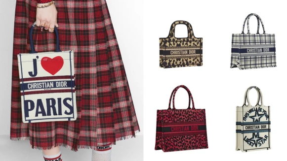 Dior 2021早秋系列率先登台開賣！熱賣款BOOK TOTE托特袋換上豹紋、愛心、格紋圖案還有迷你小包…超過10款售價整理