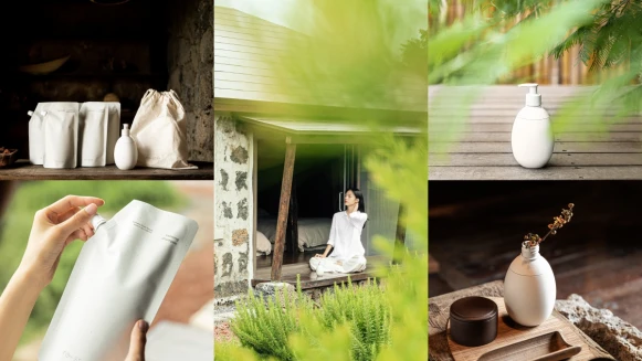 innisfree史上最環保re-stay秘境系列，無印風純白包裝+木質香氣好迷人、按壓瓶還能當花瓶