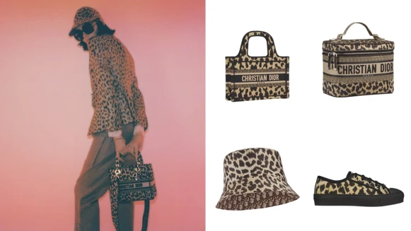 2021秋冬「豹紋」絕對夯！Dior將馬鞍包、Lady Dior、漁夫帽、帆布鞋換上野性豹紋新外衣，必敗TOP5推薦（附售價）