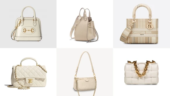 2021春夏必敗燕麥奶包包推薦！盤點Chanel口蓋包、Loewe吊床包、CELINE經典包…超過10款仙氣滿分的手袋選擇
