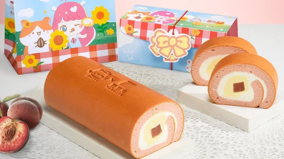 芒果控快嚐鮮！亞尼克X安啾咪首推「蜜桃芒果生乳捲」，酸甜風味與夢幻包裝療癒登場