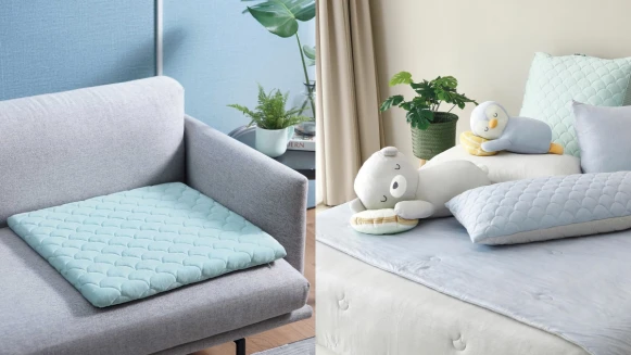 幫你省冷氣費！HOLA推出「冰紗系列」居家用品、寢具，涼感面料為體感降溫，在家防疫好清爽