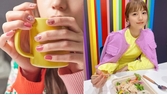 《打扮的戀愛是有理由的》川口春奈原來是美甲範本!清新透膚亮片、夏日蜜桃配色⋯絕對是先蒐藏再說!