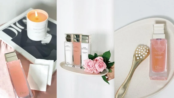 逛一趟DIOR線上旗艦店,用整套玫瑰保養療癒宅家時光!迪奧3大精華化妝水「濕敷提案」解決黯沉出油…每分每秒肌膚嫩亮彈潤~