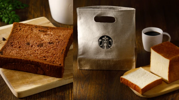星巴克全新「巧克力生吐司」上市，外送平台也能買！同步推出方形燕麥奶生吐司專屬提袋組