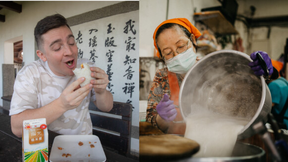 呼叫美食控！手工現做米漿+飯糰的台式經典米早餐， OK、萊爾富、7-11與統一陽光糙米漿揪你一起品嚐最真的傳統好滋味！
