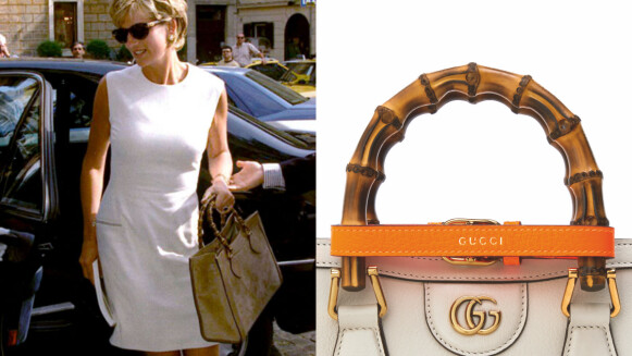 Gucci Diana方形竹節復刻包！黛安娜王妃生前愛包再添螢光束帶細節，還有提供個人刻字服務