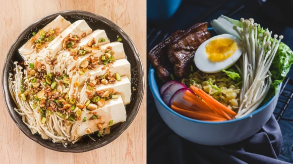 會一口接一口的低脂高纖維美味餐—金針菇豆腐煲 食譜做法來了！