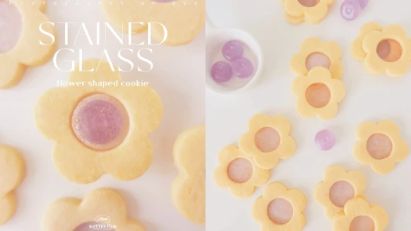 超夢幻！小紅書「彩虹琉璃餅乾」食譜&amp;做法大公開，療癒花朵造型，製作步驟超簡單