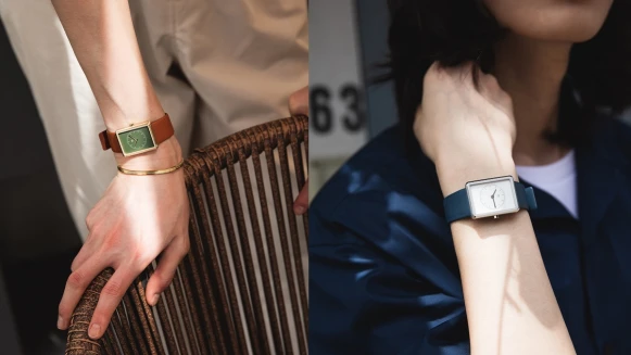 M編一戴秒被圈粉的MAVEN方形腕錶，將復古Art Deco裝飾藝術融入設計， 簡直是造型品味的加分神器！