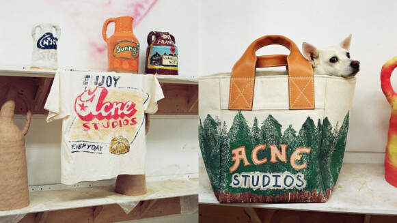 北歐小眾品牌Acne Studios換上美式塗鴉新面貌！宛如奈良美智的童趣圖畫，台灣買得到