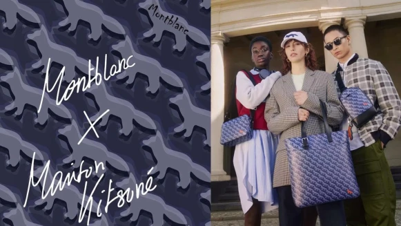 萬寶龍X Maison Kitsuné首度聯名！Montblanc加上小狐狸打造時髦商務皮件、皮夾、耳機、筆記本等限定商品