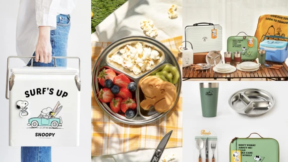 荷包失守！10x10推「史努比露營系列」5款限定周邊，必買保冷箱、隨身環保餐具組合
