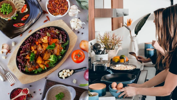 木耳雙椒炒雞柳/黑胡椒金針菇炒蛋/蒜蓉蒸魚，3道零失敗、好吃到過分的低脂料理食譜來了！