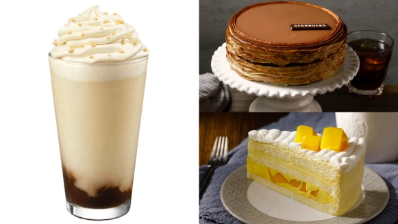 星巴克全新「法式巧克力泡芙風味星冰樂」上市！父親節蛋糕預購搶先開跑，還有切片「芒果布蕾戚風蛋糕」